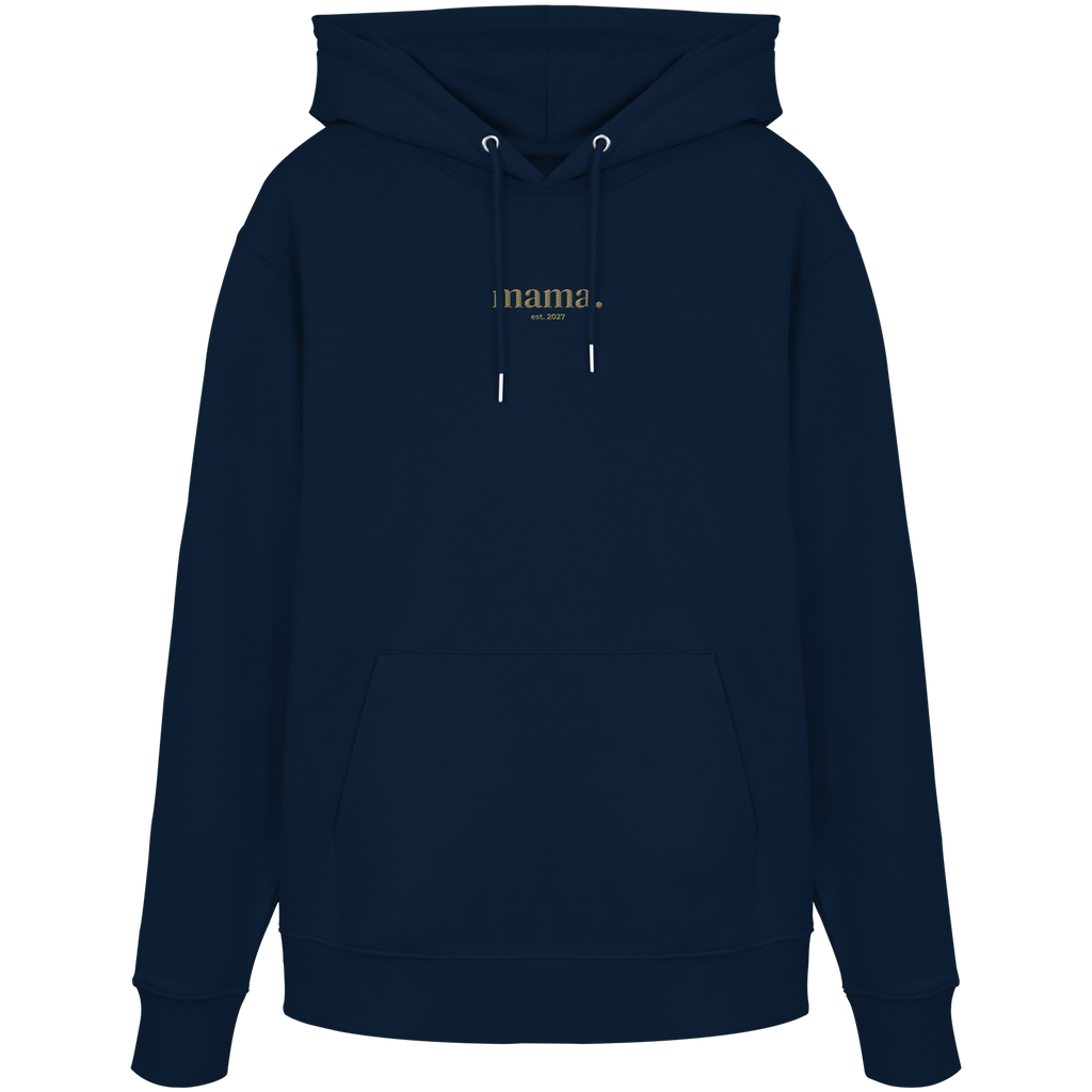 Hoodie / mama. - est. 2027 (gold gestickt)  - Organic Hoodie